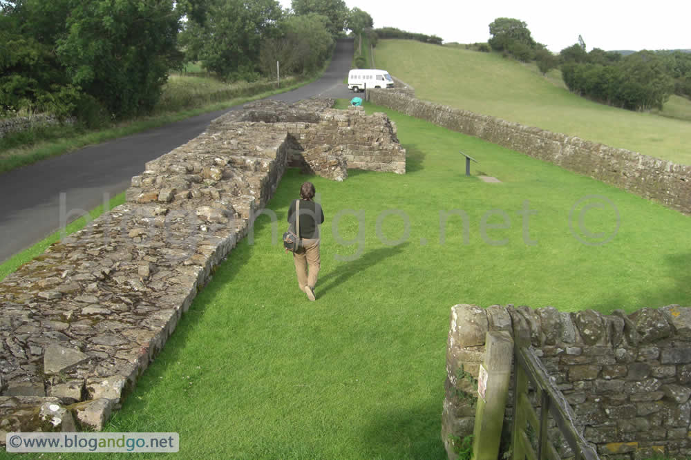 Remains of the wall and Turret 52a